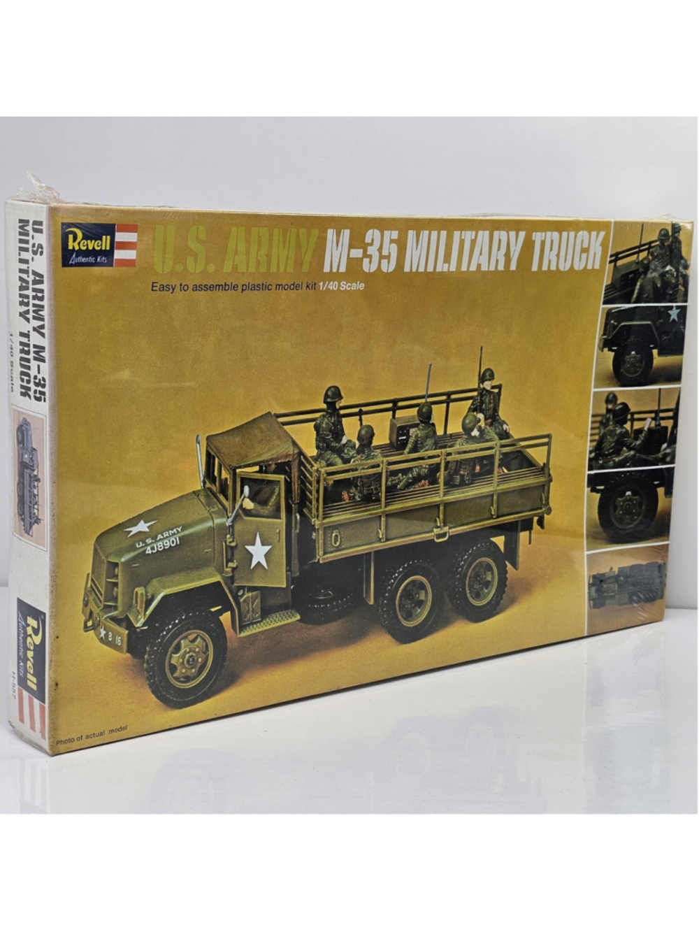 SEALED Vintage 1971 Revell U.S. Army M-35 Military Truck Model Kit 1/40 Scale US